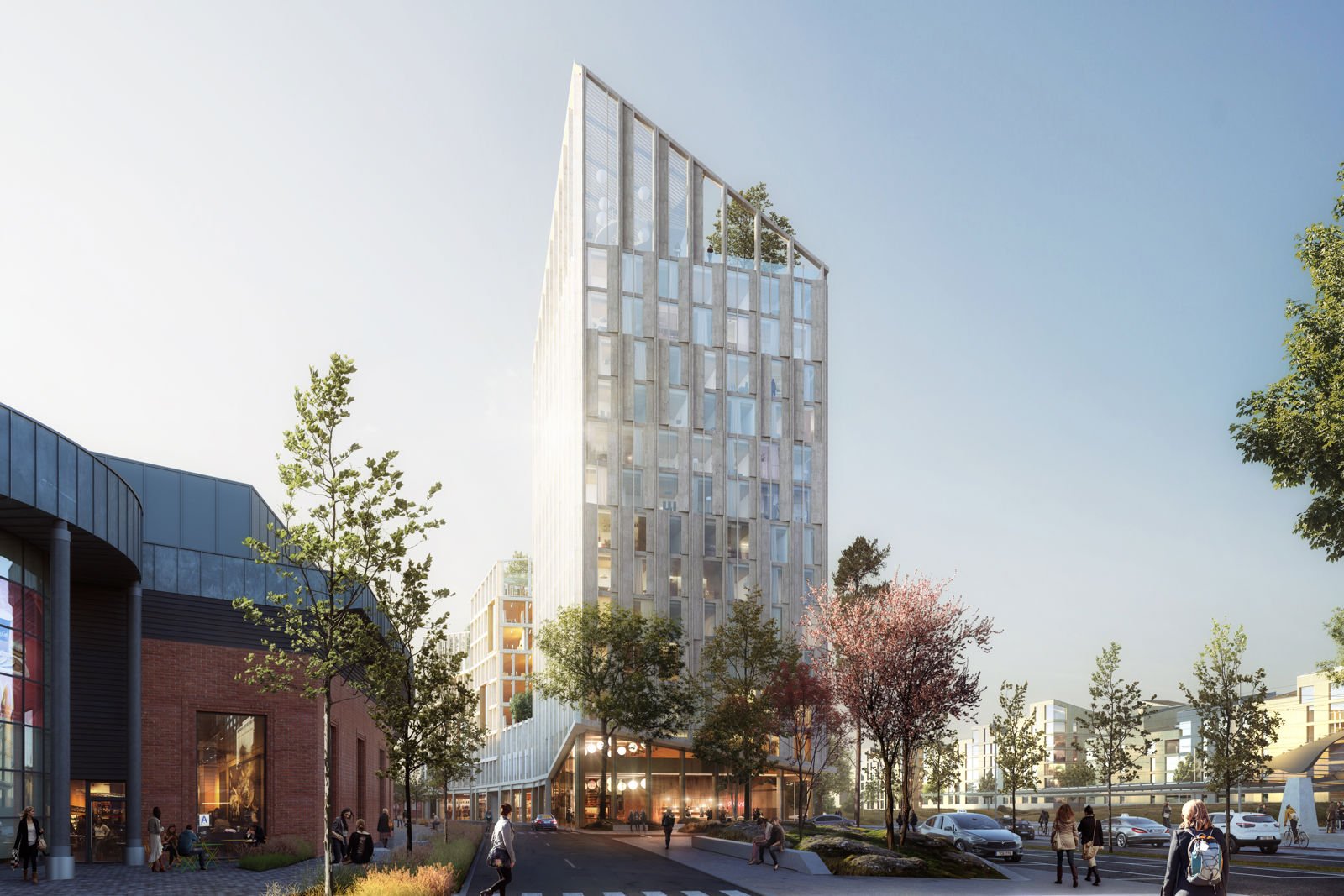 Ski stasjonsby østsiden